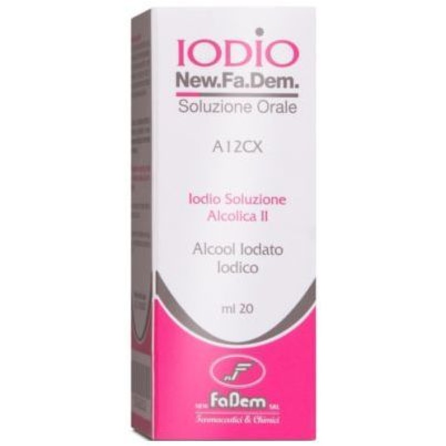 IODIO SOL ALCO II*20ML 2%/2,5%