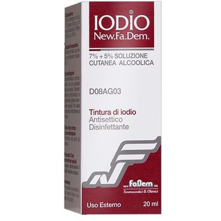 IODIO SOL ALCO I*20ML 7%/5%