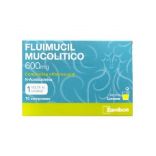 FLUIMUCIL MUCOLITICO 10 COMPRESSE EFFERVESCENTI 600 MG