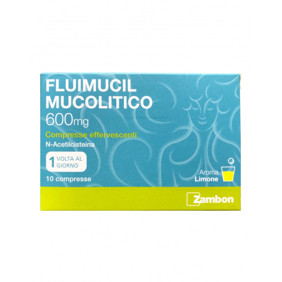 FLUIMUCIL MUCOLITICO 10 COMPRESSE EFFERVESCENTI 600 MG