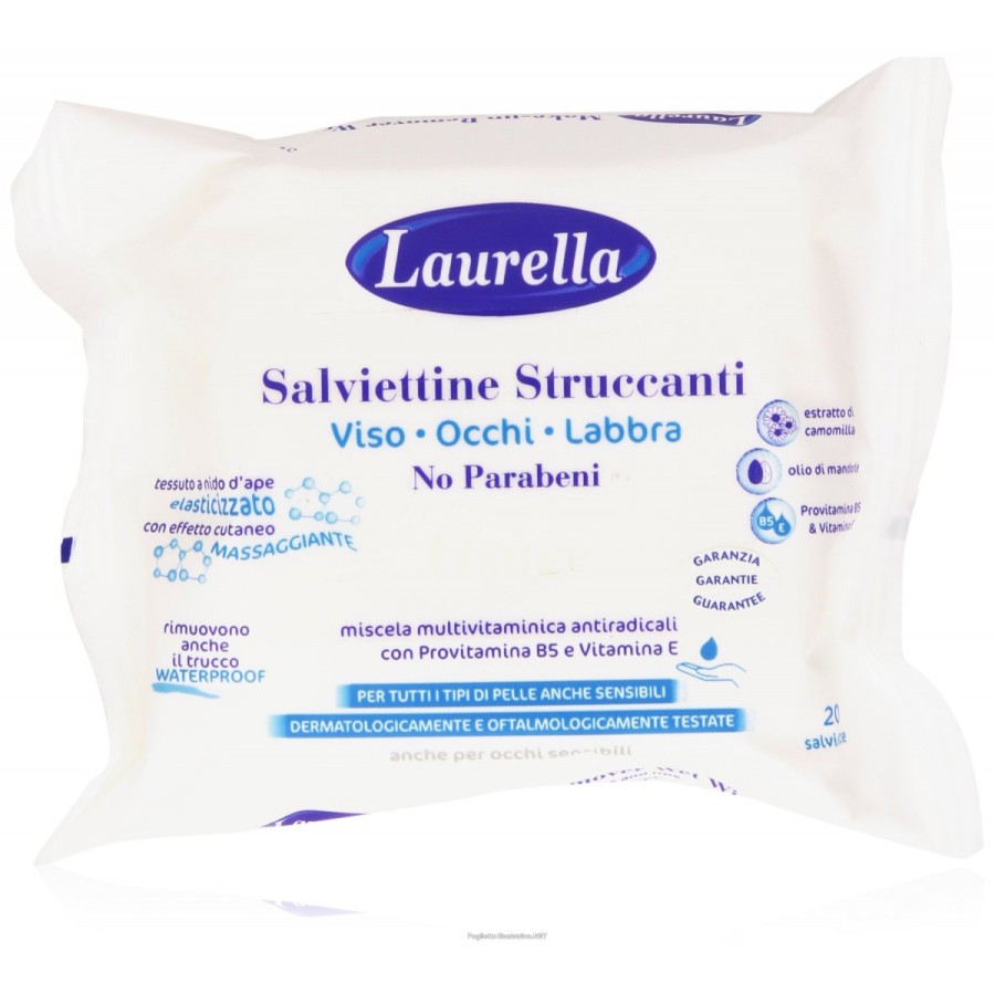 LAURELLA VISAGE SALVIETTINA STRUCCANTE 20 PEZZI