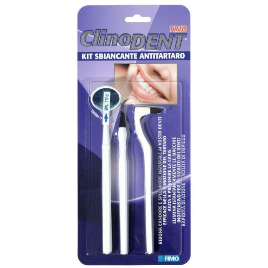 CLINODENT TRIO SBIANCANTE ANTI TARTARO 1 PEZZO