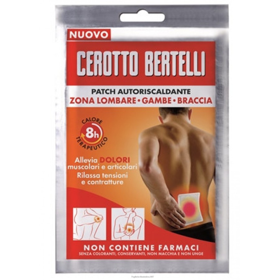 BERTELLI CEROTTO AUTORISCALDANTE 2 CELLE 1 PEZZO