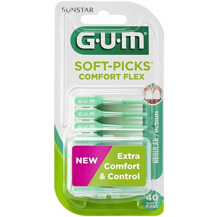 GUM SOFT PICK COMFORT FLEX SCOVOLINO INTERDENTALE 40 PEZZI