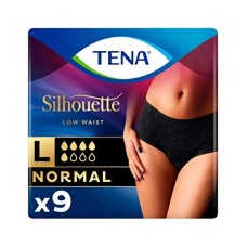 TENA SILHOUETTE NOIR L 9 PEZZI