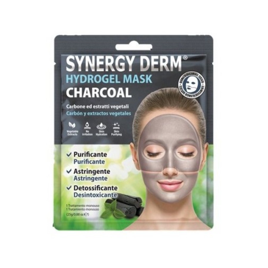 SYNERGY DERM HYDROGEL MASK CHARCOAL