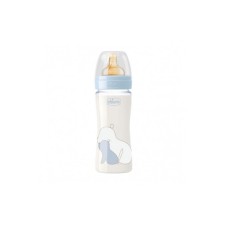 CHICCO BIBERON ORIGINAL 330ML TOUCH REGULAR BOY CON TETTARELLA IN CAUCCIU'