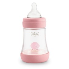 CHICCO BIBERON PERFECT 5 GIRL 150 ML IN SILICONE 1 FORO