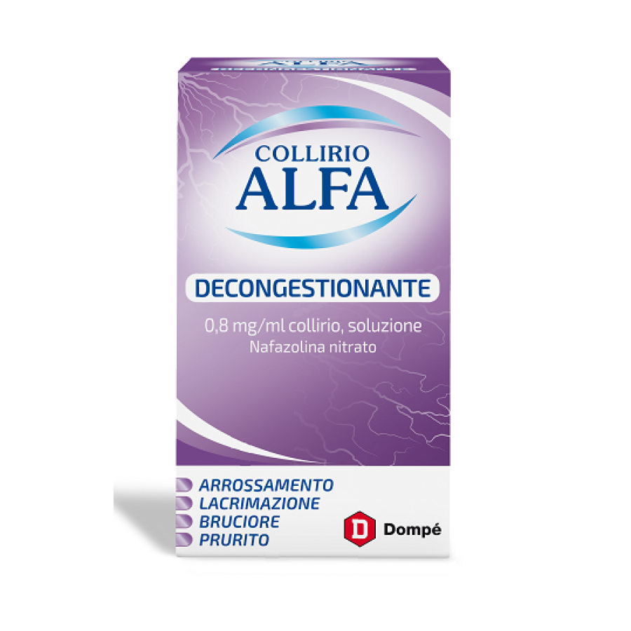 COLLIRIO ALFA DECONGESTIONANTE NAFAZOLINA GOCCE FLACONE 10 ML