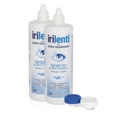 SOLUZIONE UNICA PER LENTI A CONTATTO IRILENTI CON ACIDO IALURONICO 2 FLACONI DA 360 ML + 360 ML