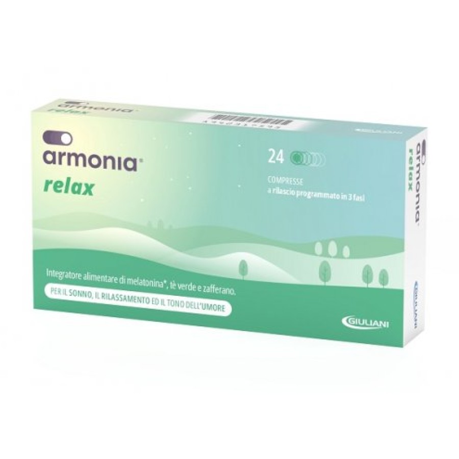 ARMONIA RELAX 1 MG A BASE DI MELATONINA 24 COMPRESSE