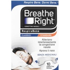 CEROTTI NASALI BREATH RIGHT CLASSICI 10 PEZZI