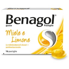 BENAGOL 16 PASTIGLIE MIELE E LIMONE