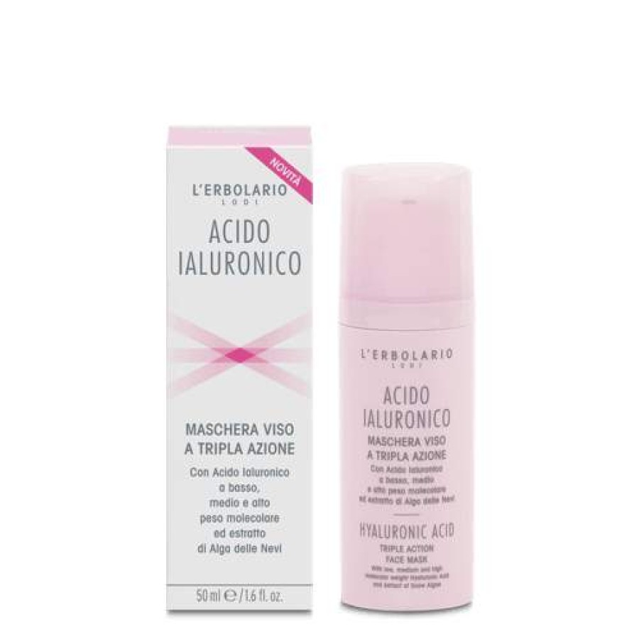 ACIDO IALURONICO MASCHERA VISO TRIPLA AZIONE 50 ML