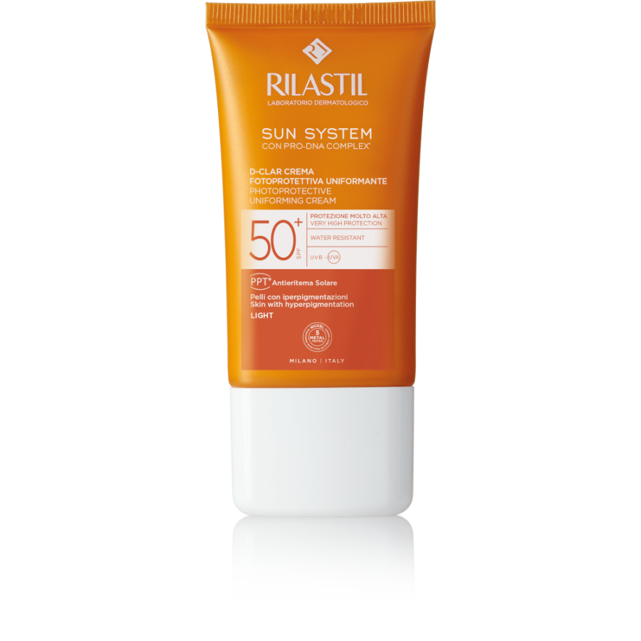 RILASTIL SUN SYSTEM D-CLAR SPF 50+ CREMA LIGHT 40 ML