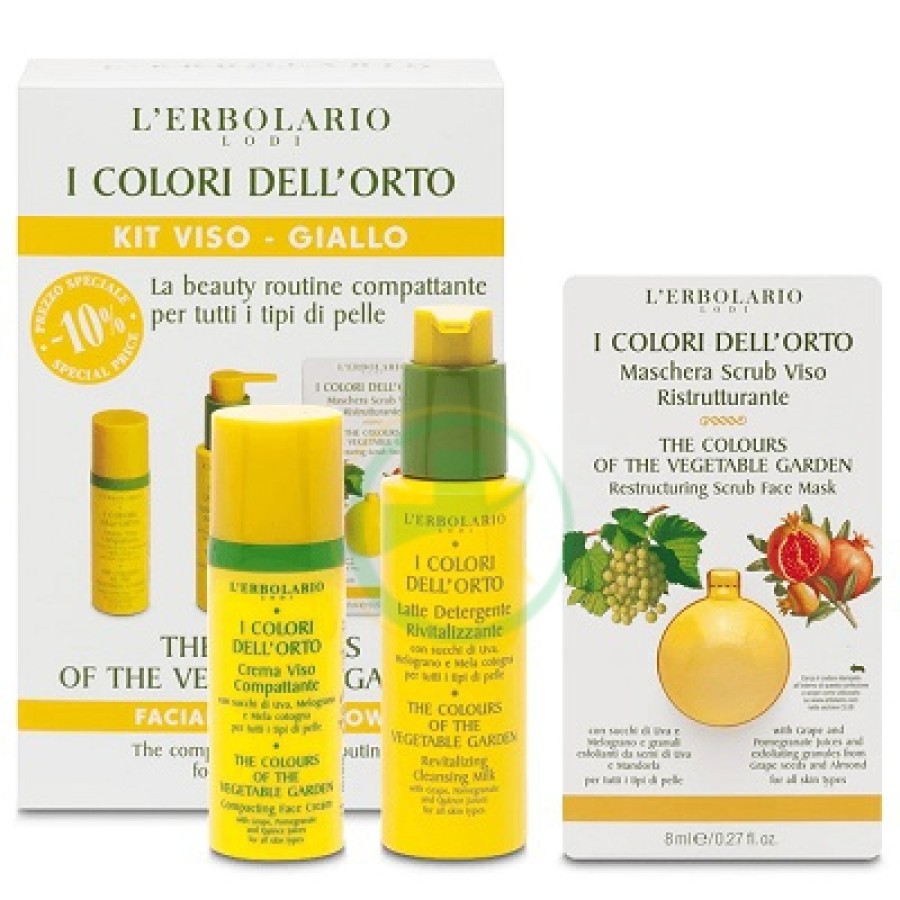 I COLORI DELL'ORTO KIT VISO GIALLO PREZZO SPECIALE 10% EDIZIONE LIMITATA