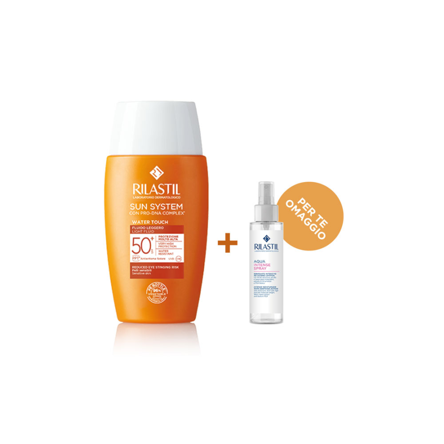 RILASTIL SUN PPT SPF 50+ WATER TOUCH 50 ML + RILASTIL AQUA INTENSE SPRAY 30 ML