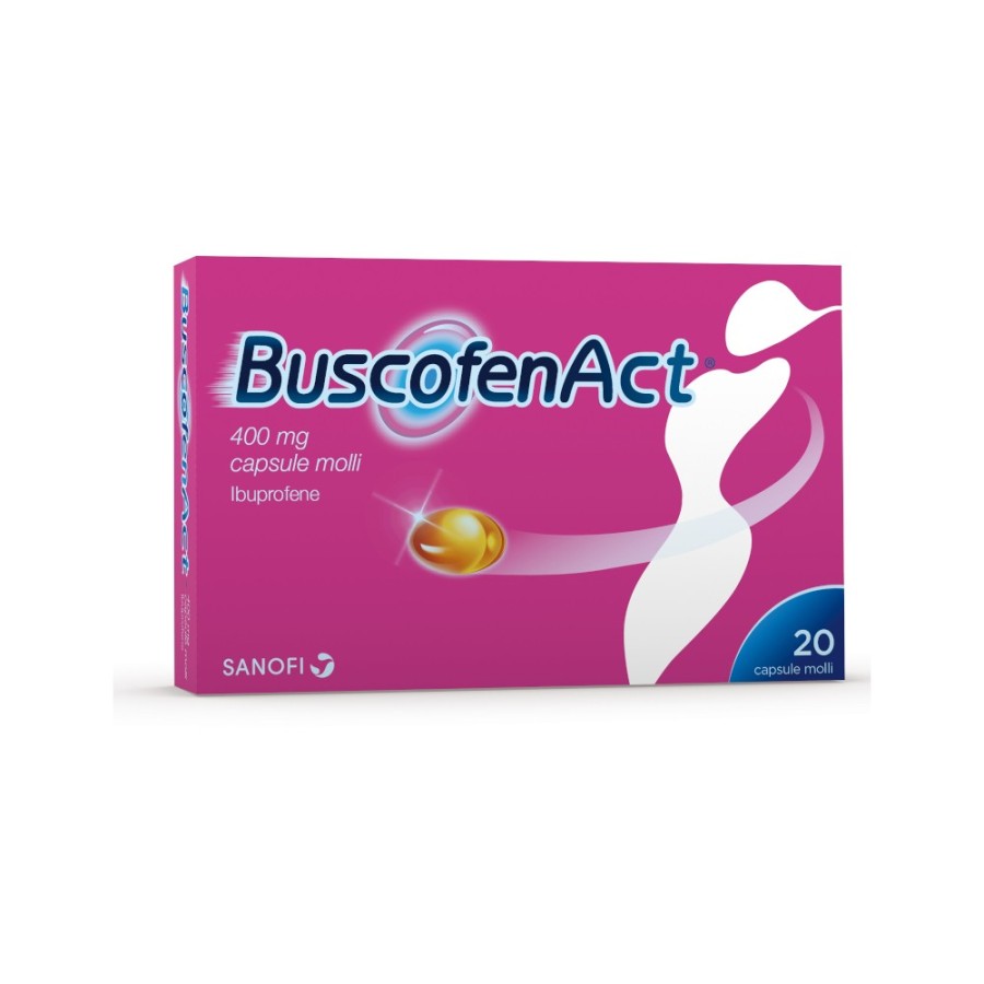 BUSCOFENACT*20CPS 400MG