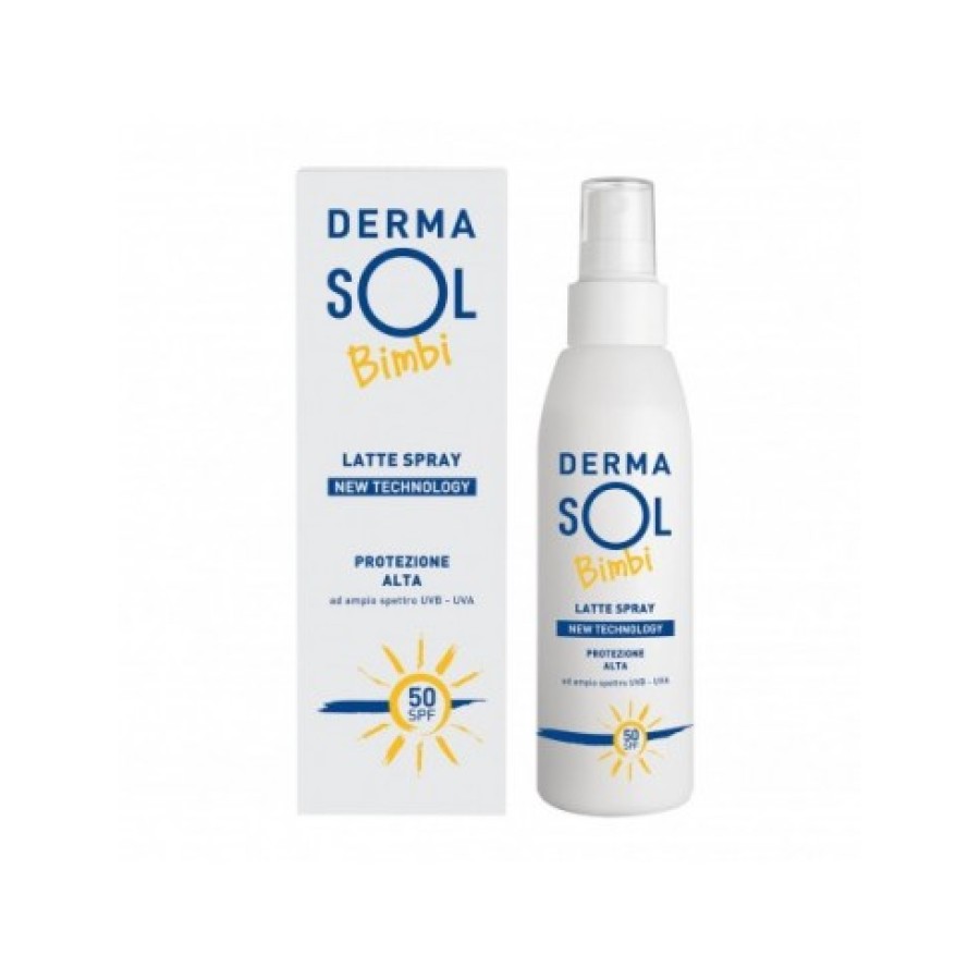 DERMASOL BIMBI LATTE SPRAY SPF50 BND TAGLIO PREZZO