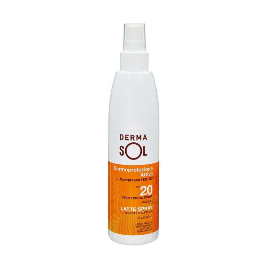 DERMASOL LATTE SPRAY MEDIA 200 ML TAGLIO PREZZO