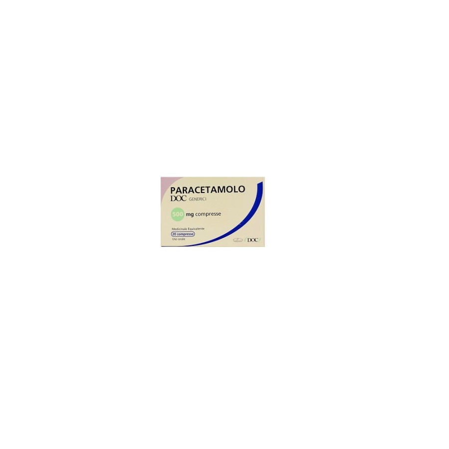 PARACETAMOLO DOC 20 COMPRESSE 500 MG