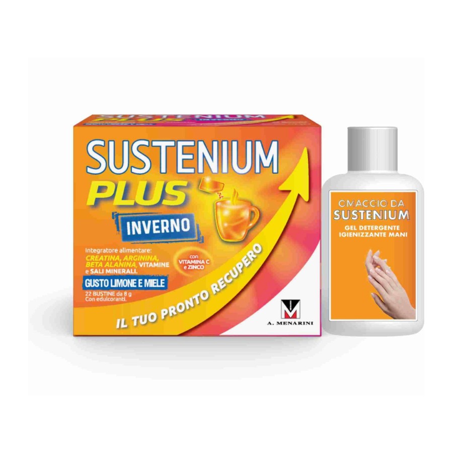 SUSTENIUM PLUS INVERNO 22 BUSTE + GEL IGIENIZZANTE 80 ML IN OMAGGIO