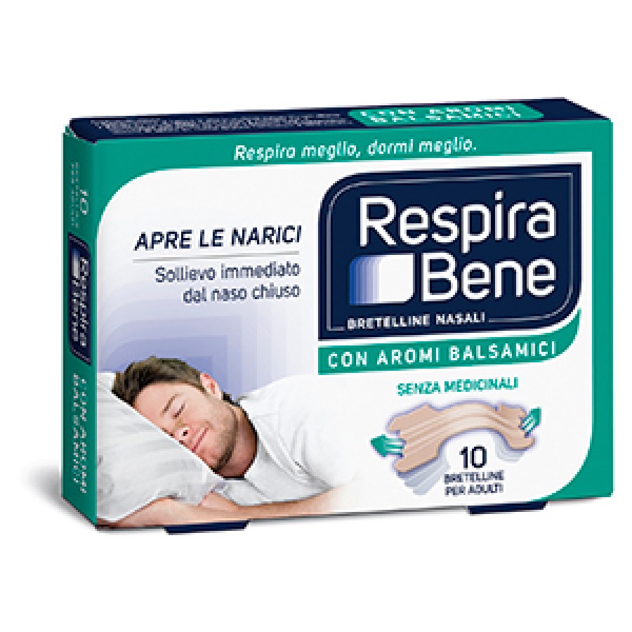 CEROTTI NASALI BREATH RIGHT BALSAMICI 10 PEZZI