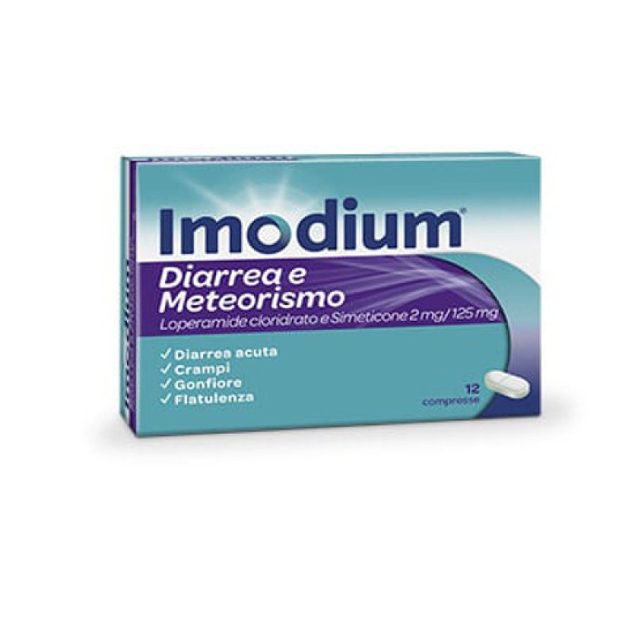 IMODIUM DIARREA E METEOR*12CPR