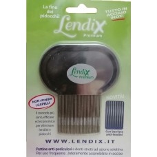 LENDIX PETTINE PREMIUM ANTIPIDOCCHI IN ACCIAIO