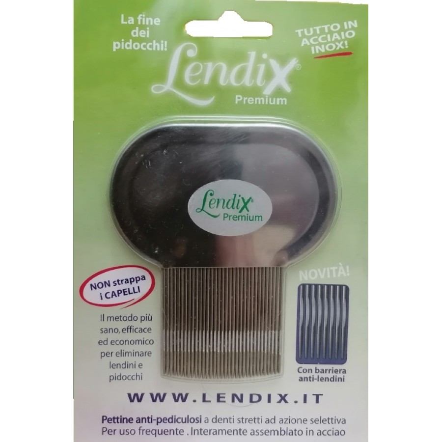 LENDIX PETTINE PREMIUM ANTIPIDOCCHI IN ACCIAIO