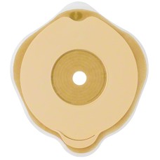 PLACCA PIANA FLEXIMA KEY 80 MM CON PROTETTORE CUTANEO IDROCOLLOIDALE E FLANGIA 5 PEZZI