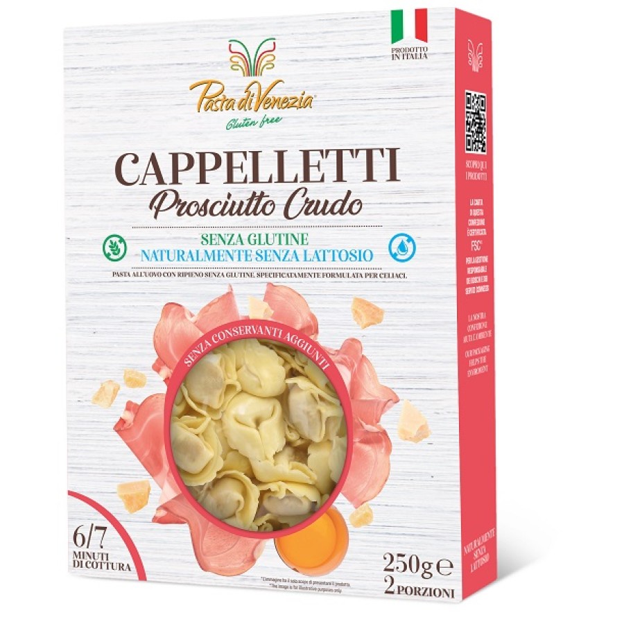 PASTA DI VENEZIA CAPPELLETTI AL CRUDO SENZA GLUTINE STAB 250 G