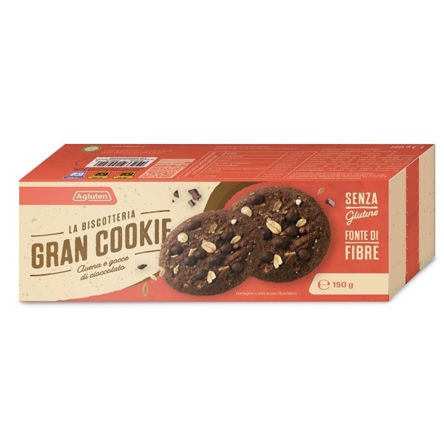 AGLUTEN GRAN COOKIE AVENA GOCCE DI CIOCCOLATO 150 G