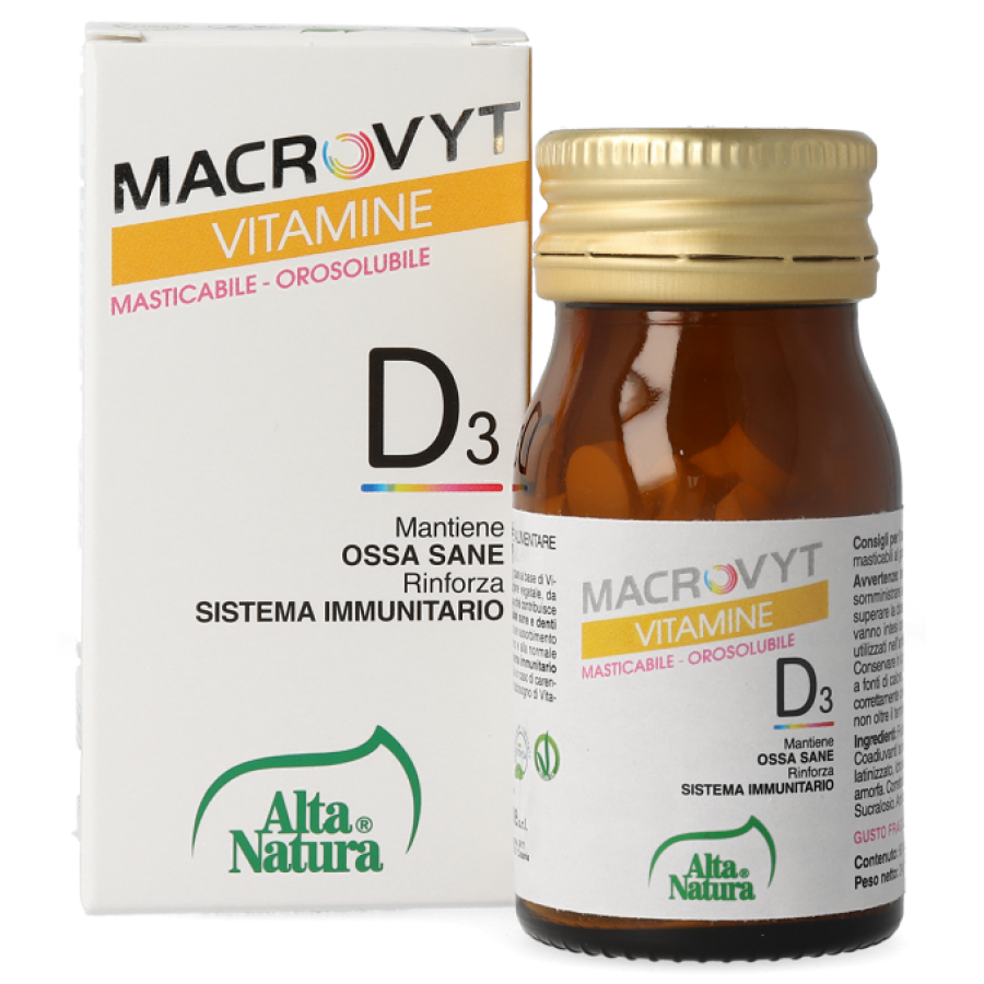 MACROVYT VITAMINA D3 VEG 60 COMPRESSE OROSOLUBILI