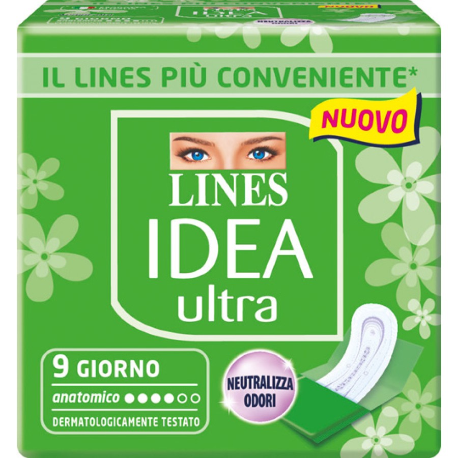 LINES IDEA ULTRA ANATOMICO 9 PEZZI