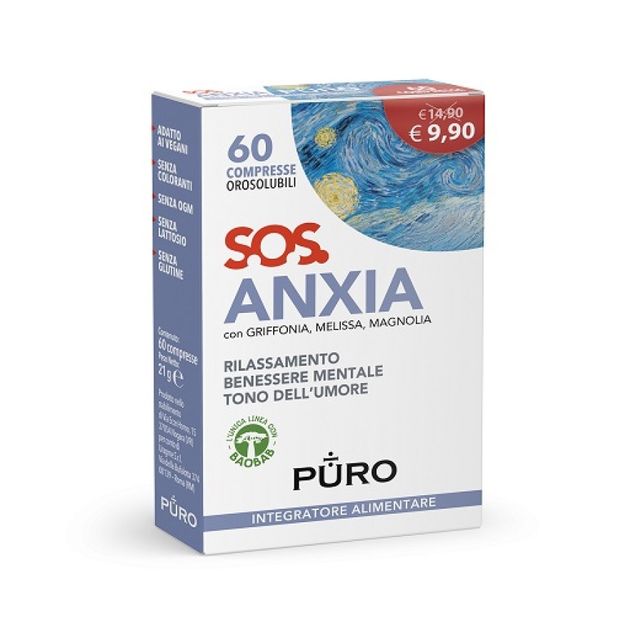 PURO SOS ANXIA 60 COMPRESSE OROSOLUBILI