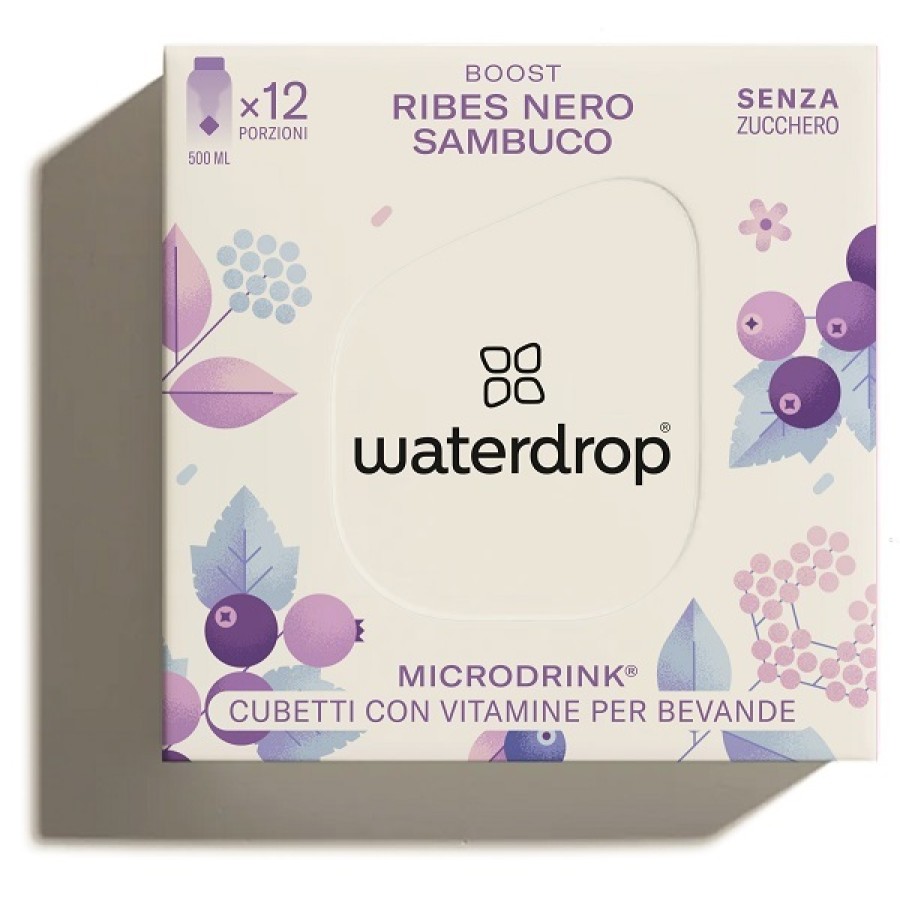 WATERDROP MICRODRINK BOOST 12 CUBETTI