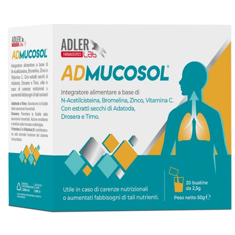 ADMUCOSOL 20 BUSTINE