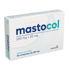 MASTOCOL 30 PALMITOILETANOLAMIDE 200 MG + POLIDATINA FORMA CO MICRONIZZATA 20 MG 30 COMPRESSE