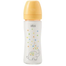 CHICCO BIBERON PERFECT GLASS UNISEX SILICONE DA 240 ML