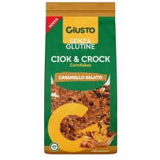 GIUSTO SENZA GLUTINE CIOCK & CROCK CORNFLAKES CARAMELLO SALATO 125 G