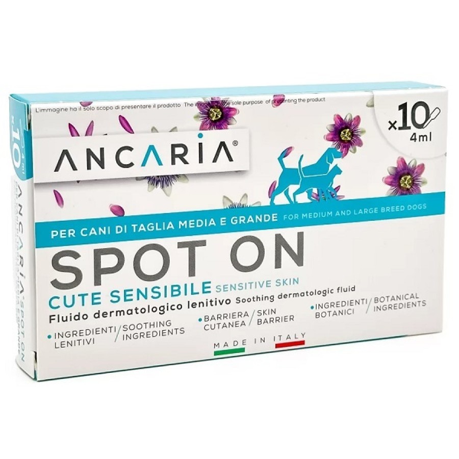 ANCARIA SPOT-ON CANI TAGLIA MEDIO GRANDE 10 PIPETTE X 4ML