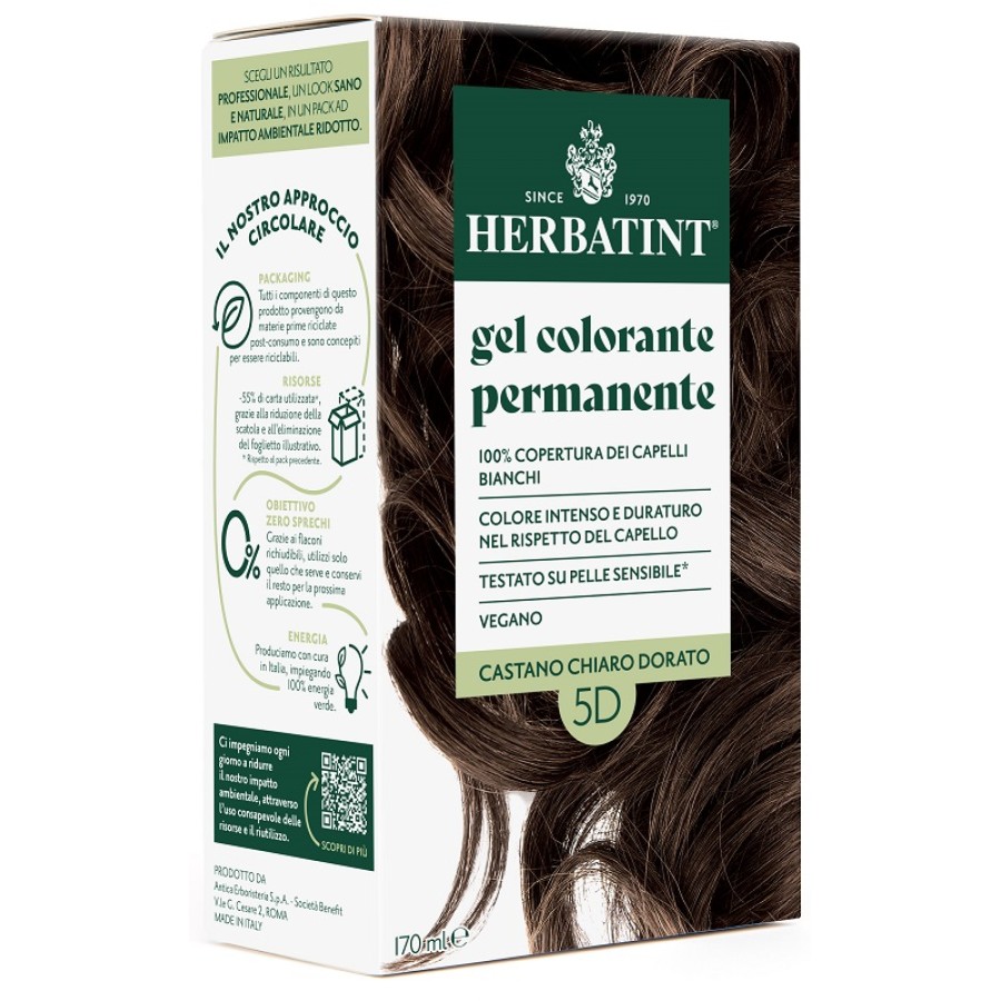 HERBATINT 5D CASTANO CHIARO DORATO 170 ML