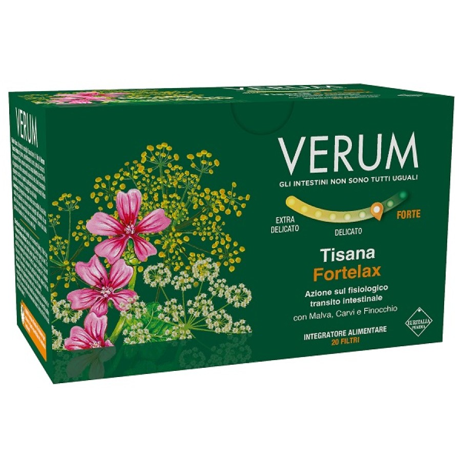 VERUM FORTELAX TISANA 20 FILTRI NEW