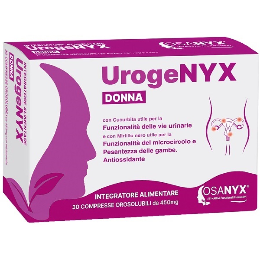 UROGENYX DONNA 30 COMPRESSE OROSOLUBILI