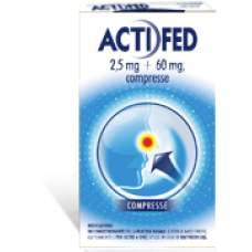 ACTIFED 12 COMPRESSE 2,5 MG + 60 MG