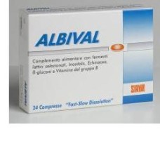 ALBIVAL PROBIOTICO 24 COMPRESSE