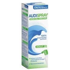 AUDISPRAY ADULT SOLUZIONE DI ACQUA DI MARE IPERTONICA SPRAY  SENZA GAS IGIENE ORECCHIO 50ML