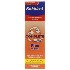 KUKIDENT PLUS COMPLETE CREMA ADESIVA PER PROTESI DENTARIE 47 G