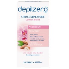 DEPILZERO STRISCE GAMBE BRACCIA 20 PEZZI